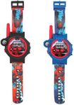 Spiderman Web-Slinging Walkie Talkie Kids' Watches: Durable Digital Timepieces, Spidey Strap, Long-Range Communication (SPD40156AC)