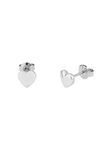 Ted Baker Harly Tiny Heart Stud Earrings For Women (Silver)