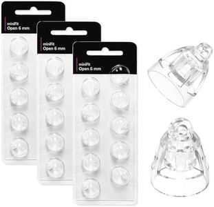 Hearing Aid Domes for Oticon MiniFit (6mm Open Vent Bass), Oticon Domes