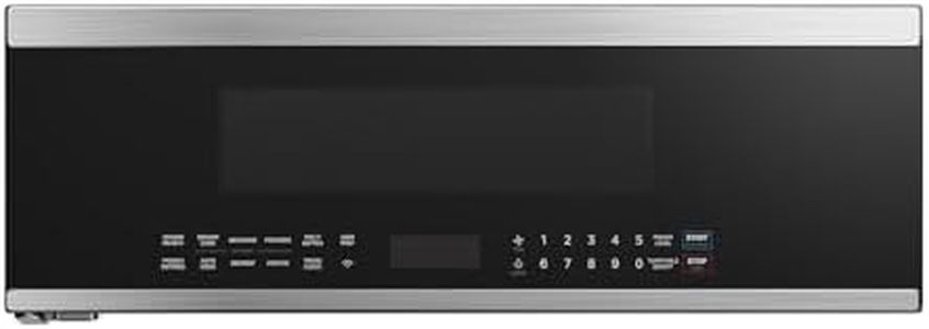 Midea MMO12S3ASTZ Over the Range Oven, 1.2 Cu.ft Slim, Stainless Steel Microwaves, 1000W Heating Power with 400CMF Vent Fan