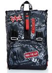 Seven Backpack, KEEP FLAG for Teen, Girls&Boys, Large Capacity, For School, Sport & Free Time, Italian Design, black