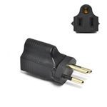 Ceptics Canada to Switzerland Travel Power Plug Adapter (Type J) - ETL Certified - Indutrial Grade (IG-11A)