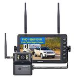 Haloview BThandy7 Wireless Backup Rear View FHD 1080P Hitch Camera and Monitor System for RV/Trailer/Pickup