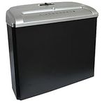 Cross Cut Shredder 5 Sheets 10 Liters Capacity Mesh Bin, Black