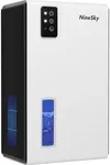 NineSky Dehumidifier for Home, 85 OZ Water Tank, Dehumidifier for Bathroom, Bedroom with Auto Shut Off, Two Working Modes and 7 Colors LED Light