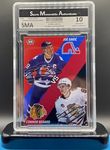 Connor Bedard VS Joe Sakic 2024 Rookie Card RC Facsimile Autographed BV Rare Graded Limited Edition Chicago/Québec Hockey Card