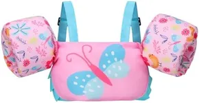 Gogokids Kids Swim Vest, Toddler Floaties for 20-50 lbs/2-6 Years Old Girls and Boys, Float Swimwear with Shoulder Strap
