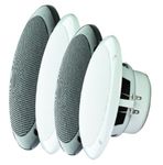 E-Audio Round Ceiling Speaker with Dual Moisture Resistant Cone