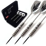 CUESOUL 30 Grams Tungsten Steel Tip Darts Set 95% Tungsten Luxury Case