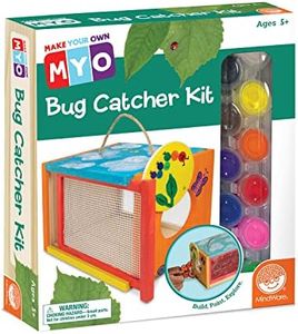 MindWare Make Your Own Bug Catcher Kit for Kids – Includes 12 Paint Colors, Glue, 3 Brushes & Guidebook – DIY Craft for Kids Ages 5+