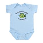 CafePress Great Grandpa Says I'm A Keeper! Baby Onesie Cute Infant Bodysuit Baby Romper Sky Blue