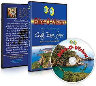 Bike-O-Vision - Virtual Cycling Adventure - Costa Brava, Spain - Perfect for Indoor Cycling and Treadmill Workouts - Cardio Fitness Scenery Video (Widescreen DVD #24)