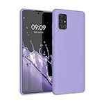 kwmobile Case Compatible with Samsung Galaxy A71 Case - Soft Slim Protective TPU Silicone Cover - Violet Purple