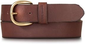 Eddie Bauer Women's Casual Belts, One Size Fits Most, Classic Leather-Tan, X-Large