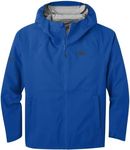 Outdoor Research Men’s Motive AscentShell Jacket - Lightweight Durable Waterproof Jacket, Classic Blue, L