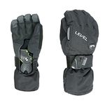 Level Water Resistant Gore-Tex Men's Outdoor Half Pipe Gloves available in Black - Size 9