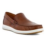 ECCO Men's S Lite MOC Classic Driving Style Loafer, Cognac, 9-9.5