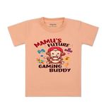 ARVESA Mamu Future Gaming Buddy TS-1158 Kids Tshirt for Baby Boy and Baby Girl Dress Peach