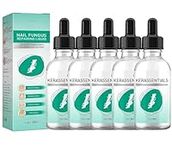 5PCS Kerassentials Toenail Fungus Treatment Oil, Kerassentials for Toenail Treatment, Nail Fungus Treatment for Toenail, 30ml/1fl.oz