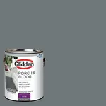 Glidden Grab-N-Go Porch and Floor Interior/Exterior Paint, 1 Gallon, Satin, Dark Gray, 128 Fl Oz (Pack of 1)