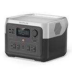 EF ECOFLOW Portable Power Station RIVER 2 Max, 512Wh LiFeP04 Battery/ 1 Hour Fast Charging, Up To 1000W Output Solar Generator (Solar Panel Optional) for Outdoor Camping/RVs/Home Use