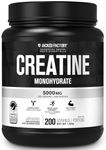 Creatine Monohydrate Powder 1000g - Creatine Supplement for Muscle Growth, Increased Strength, Enhanced Energy Output and Improved Athletic Performance by Jacked Factory - 200 Servings, Unflavored