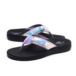SOLLBEAM Womens Original Orthotic Comfort Thong Style Flip Flops Sandals with Arch Support Heel Cup