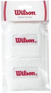 WILSON Wristbands, White