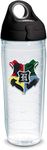 Tervis Harry Potter - Hogwarts House Crests Made in USA Double Walled Insulated Tumbler Travel Cup Keeps Drinks Cold & Hot, 24oz Water Bottle, Classic