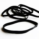 Crafted-Brand 20 Heavy Duty Rubber Bands | Big Thick XL-Large UV Resistant Black Rubber-Bands for Fishing, RC, or Hair + Use What the Pros Use + 1 Pack of 20 Bands (# 64-size, 1/4 x 3 1/2 Inch)