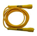 Ampro 2.0 Surge 10ft Adjustable Speed Skipping Rope - Yellow - Boxing/Boxers Jump Rope/MMA/Training/Exercise/Fitness