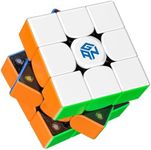 GAN 356 M, Speed Cube 3x3 Magnetic Speedcube Stickerless 356M Fidget Toys for Kids Adults, No Extra GES