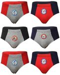 BODYCARE Boys Mickey & Friends Printed Briefs Pack of 6 - Assorted 4-5Y