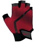 Nike Extreme Fitness Men's Gloves Sports Training (M, Red/Black)