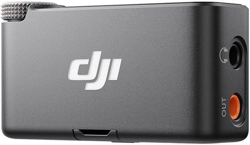 DJI Mic 2 Wireless Microphone – Dual Channel, Portable Audio