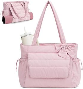 Wandering Nature Yoga Tote Bags with 40oz Tumbler Pocket, Sports, Travel