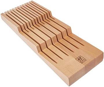 ZWILLING Portacuchillos para cajones, Inserto para cajones, Para 12 cuchillos, 41 x 15,5 x 4,8 cm, Madera