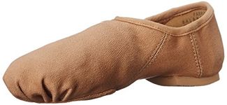 Capezio EOS Canvas Jazz Shoe-K, Carmel, 1 M US Little Kid
