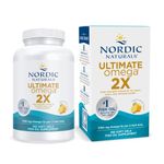 Nordic Naturals Ultimate Omega 2X | 2150 Mg Omega 3 Fish Oil Supplement EPA And DHA | Omega 3 For Optimum Wellness & Brain, Heart Health | Omega 3 Lemon Fish Oil For Men And Women | 180 Softgels