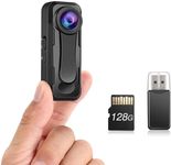 BOBLOV W1 1080P 128GB Body Camera, Wearable Camera Support 90 Minutes with Loop Recording, Easy to Use and Take for Traveling, Walking, Law Enforcement and Outdoors Activities