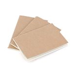 WANDERINGS Traveler's Pocket Notebook Refill Inserts - 5 x 3.5 (12.5 x 9 cm) - Lined Paper - Set of 3 - Passport Journal Size - for Small Refillable Travel Journals, Diaries and Notebooks