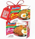 Indomie Mi Goreng Instant Stir Fry Noodles, Halal Certified, 30 Original & 30 Hot and Spicy Flavor (Pack of 60)