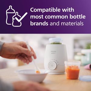 Philips Avent Fast Bottle Warmer – Smart Temperature Control, Even Heating