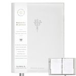 The Elegant Wedding Planner and Organiser for the Bride | Tissue Wrapped in a Gift Box | Thick Pages, Cushioned Cover | Elegantly Designed Planner to Plan Every Detail