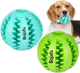 Puppy Teething Chew Toy Balls: Interactive Treat Dispensing Dog Toys Ball Rubber Small Breed Dog Chewing Enrichment Toys for Boredom and Brain Stimulating Game Puppy Teething Chew Toys 2pack