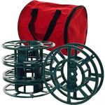 Trademark Home Extension Cord or Christmas Light Reels with Bag, Set of 4