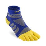 Injinji Women's Run Technical Mini Crew, toe socks, Empire M/L, purple, M