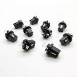 10 x 286 Car Dashboard PCB Instrument Panel Bulb & Holder 286T T5 12v 1.2w B8.5D