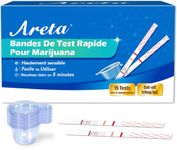 Areta Marijuana THC Test Strips: THC Drug Urine at Home Testing Kits for Over The Counter Use Result in 5 Minutes - Accurate Drug Screen Test 50ng/mL Cutoff Level, 15 Pack #ASTH-114