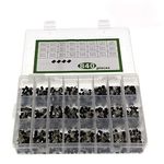 840Pcs TO-92 Transistor Assortment Kit 24 Values Specifications NPN PNP in-line Triode Set